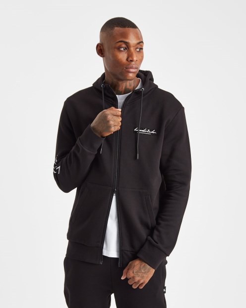 Sudadera Con Cremallera Hoodrich Og Stack Negro/blanco