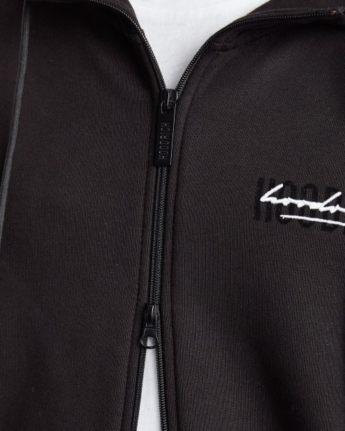 Sudadera Con Cremallera Hoodrich Og Stack Negro/blanco
