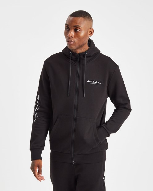 Sudadera Con Cremallera Hoodrich Og Stack Negro/blanco