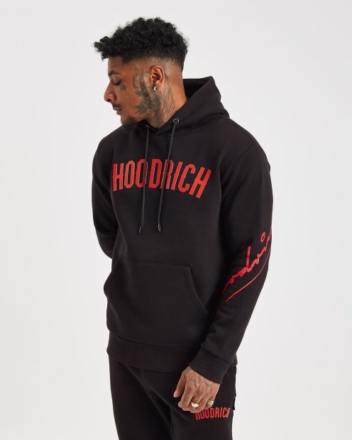 Sudadera Con Capucha Negra/roja/blancarich Og Tycoon