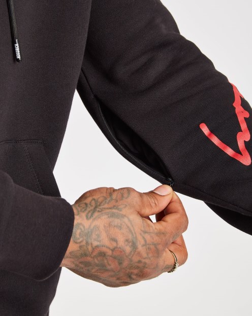 Sudadera Con Capucha Negra/roja/blancarich Og Tycoon