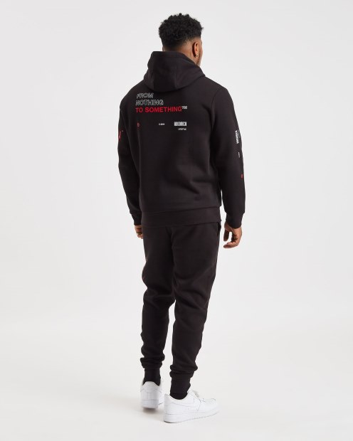 Sudadera Con Capucha Negra/roja/blancarich Og Tycoon