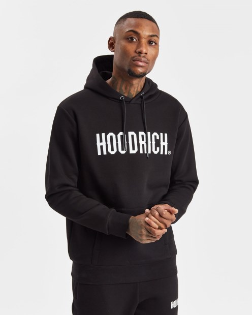 Sudadera Con Capucha Og Core Negra/blanca Hoodrich