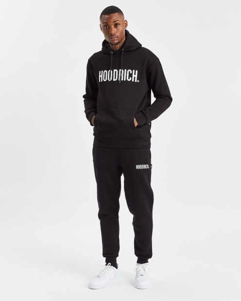 Sudadera Con Capucha Og Core Negra/blanca Hoodrich