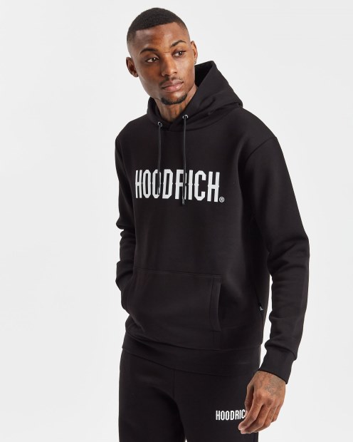 Sudadera Con Capucha Og Core Negra/blanca Hoodrich