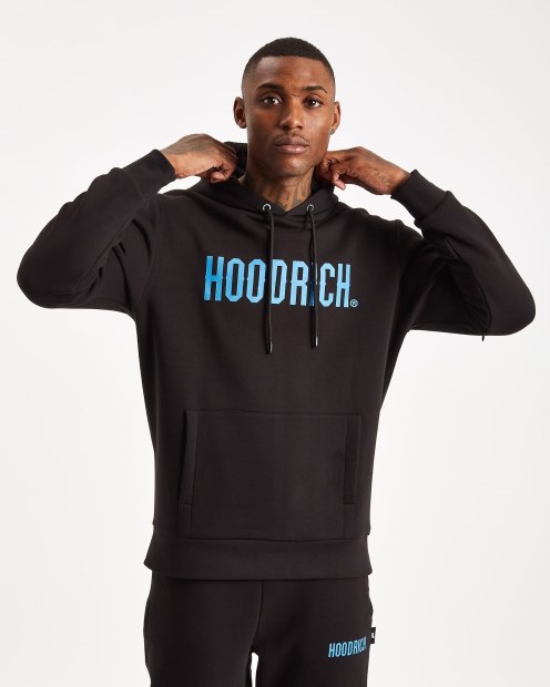 Sudadera Con Capucha Hoodrich Og Core Negro/azul Celeste
