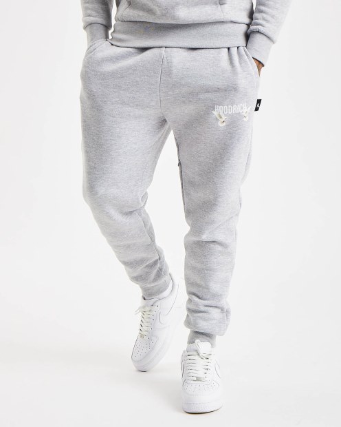 Joggers Con Capucha Og Take Flightgris Intenso/blanco/azul Celeste