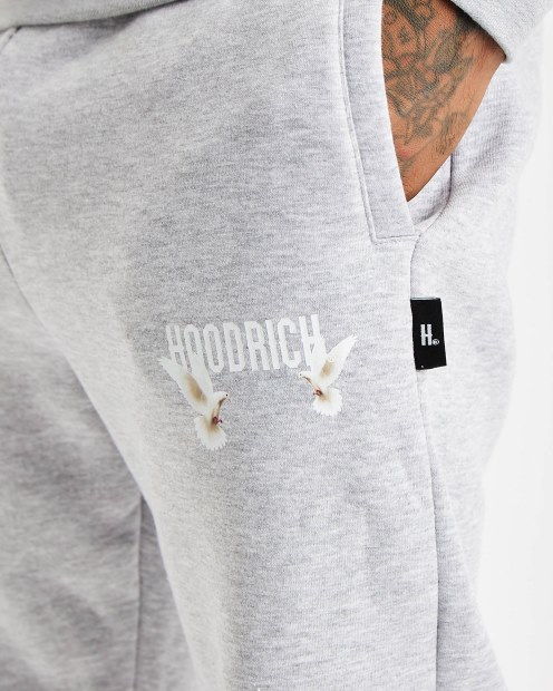 Joggers Con Capucha Og Take Flightgris Intenso/blanco/azul Celeste