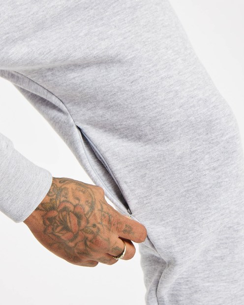 Joggers Con Capucha Og Take Flightgris Intenso/blanco/azul Celeste