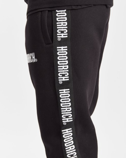 Joggers Negros/blancos Hoodrich Og Infield