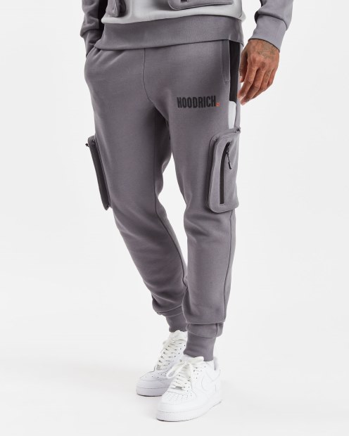 Joggers Estilo Cargo Con Estampado De Hierro/aguanieve/negro/naranja De Hoodrich