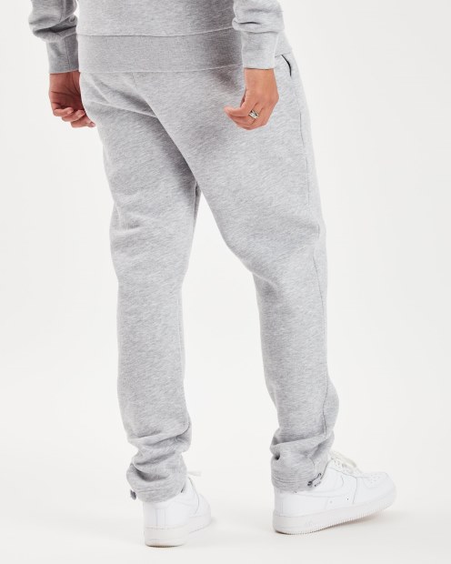 Joggers Con Capucha Rich Og Essence Gris Jaspeado/blanco/negro