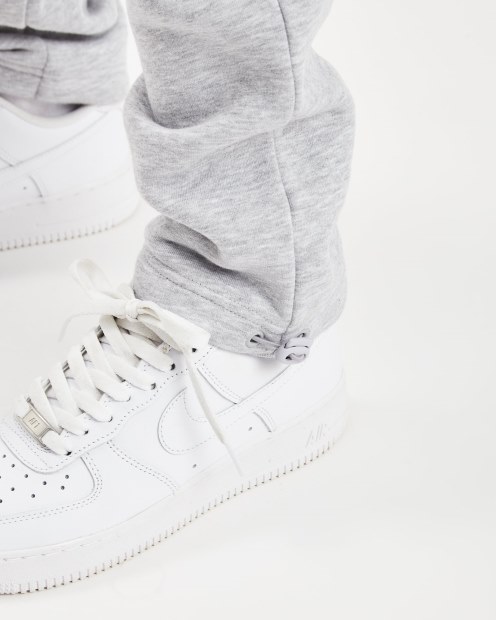 Joggers Con Capucha Rich Og Essence Gris Jaspeado/blanco/negro