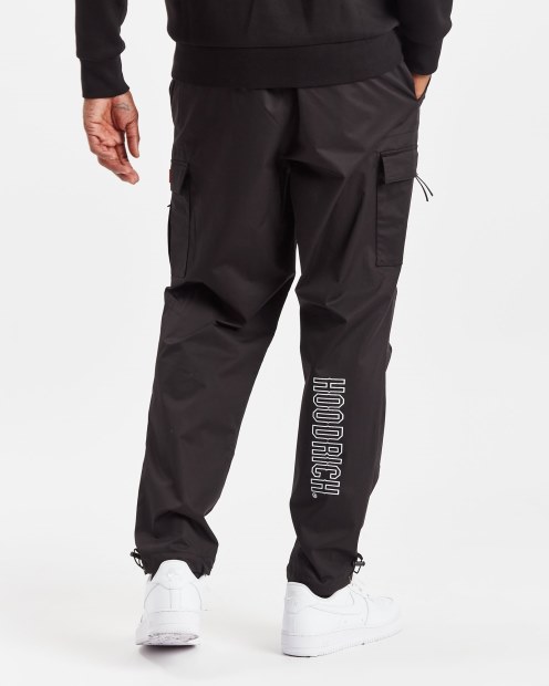 Pantalones Cargo Og Trek Negros/blancos/rojos Hoodrich