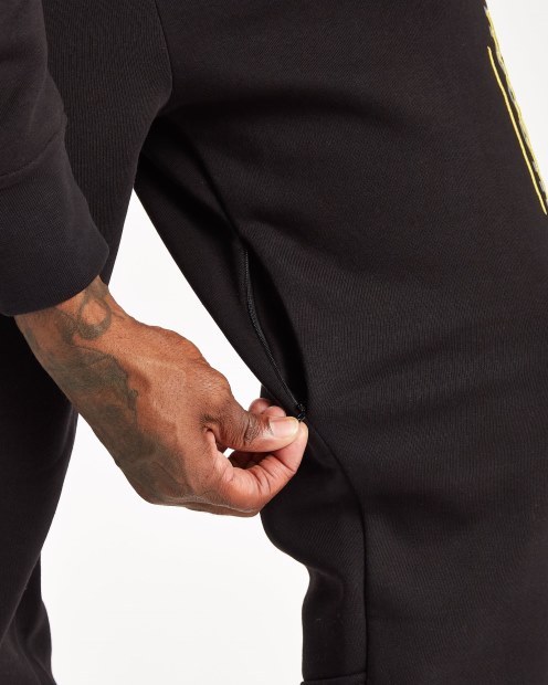 Joggers De Mezcla Og Hoodrich Negro/puerta De Hierro/amarillo