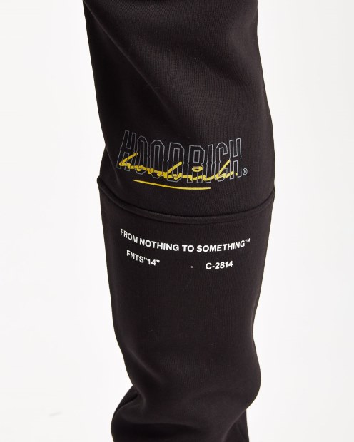 Joggers De Mezcla Og Hoodrich Negro/puerta De Hierro/amarillo