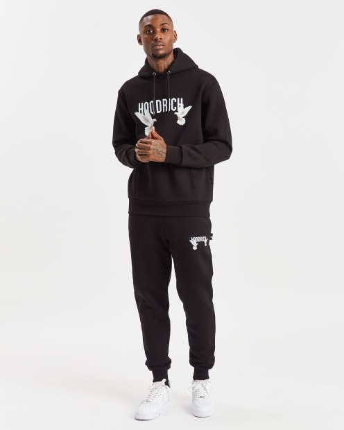 Joggers Hoodrich Og Take Flight Negro/blanco/iluminado