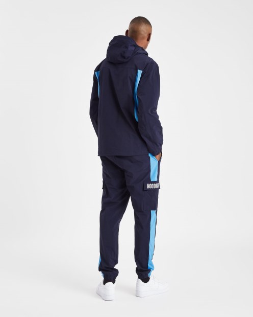 Pantalones Cargo Og Cript Hoodrich Azul Marino/azul/blanco
