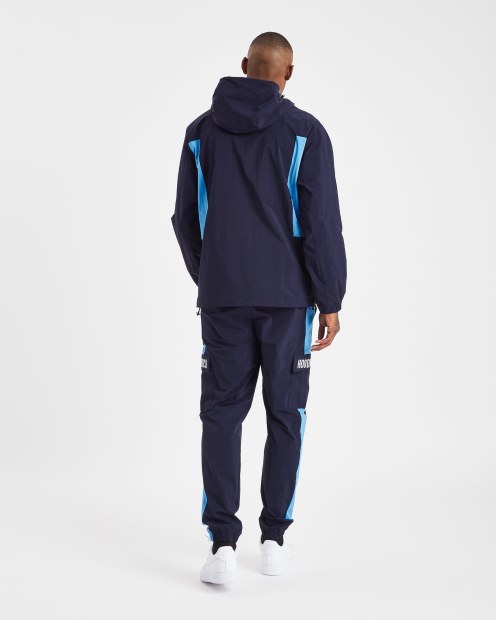 Pantalones Cargo Og Cript Hoodrich Azul Marino/azul/blanco