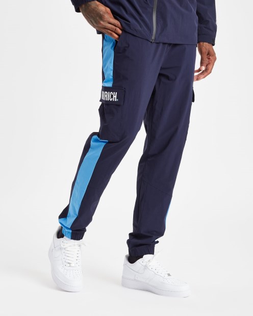 Pantalones Cargo Og Cript Hoodrich Azul Marino/azul/blanco