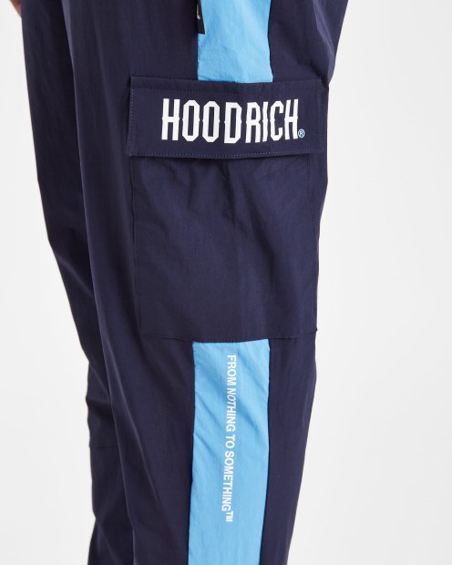 Pantalones Cargo Og Cript Hoodrich Azul Marino/azul/blanco