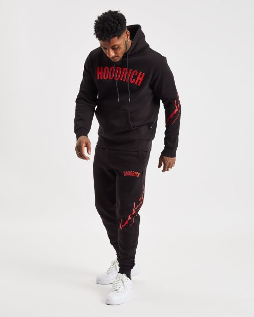 Joggers Og Tycoon Negros/rojos/blancos De Hoodrich