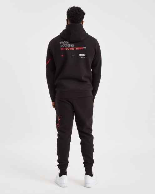 Joggers Og Tycoon Negros/rojos/blancos De Hoodrich