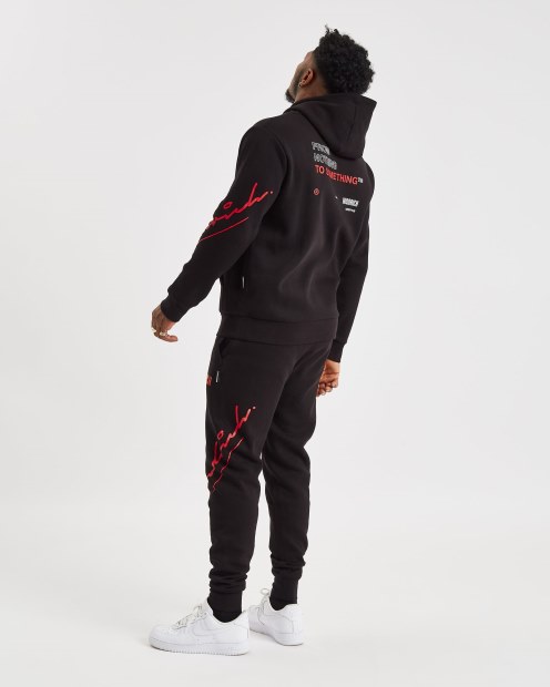Joggers Og Tycoon Negros/rojos/blancos De Hoodrich