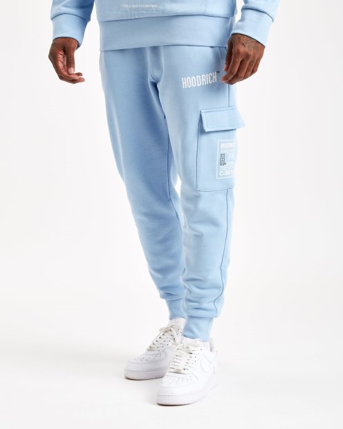Joggers Cargo Og Akira V6 Hoodrich Azul Bebé/blanco/negro