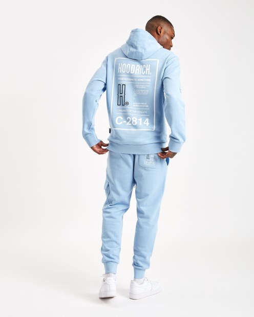 Joggers Cargo Og Akira V6 Hoodrich Azul Bebé/blanco/negro