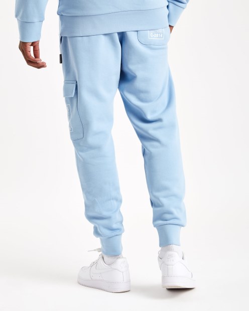 Joggers Cargo Og Akira V6 Hoodrich Azul Bebé/blanco/negro