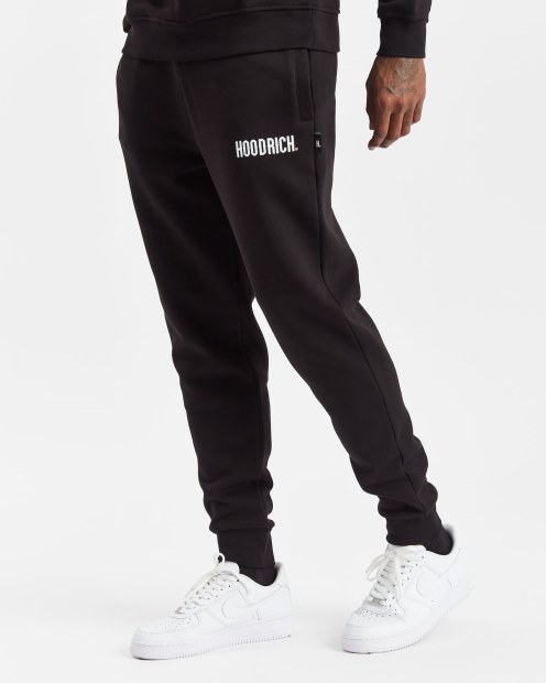 Joggers Hoodrich Negros/blancos/iluminados Og Core