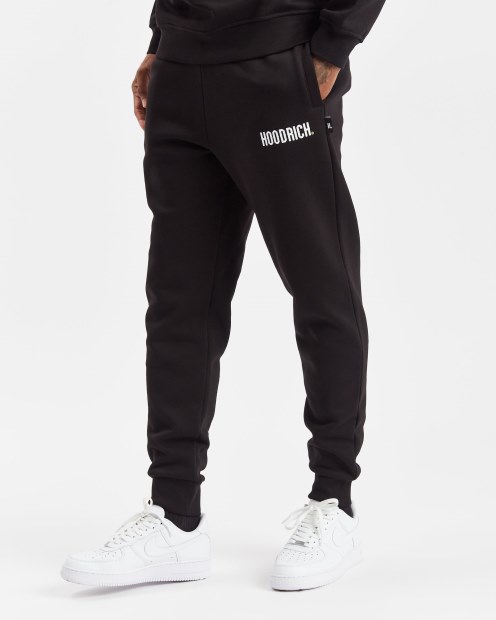 Joggers Hoodrich Negros/blancos/iluminados Og Core