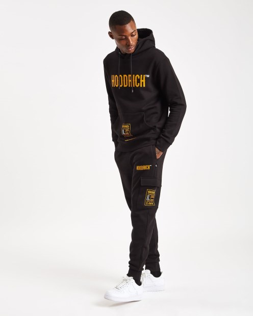 Joggers Cargo Hoodrich Og Akira V6 Negro/amarillo/blanco
