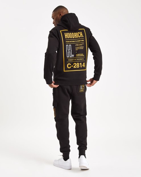 Joggers Cargo Hoodrich Og Akira V6 Negro/amarillo/blanco