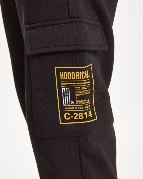 Joggers Cargo Hoodrich Og Akira V6 Negro/amarillo/blanco