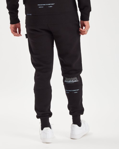 Joggers De Mezcla Og Hoodrich Negro/azul Plácido