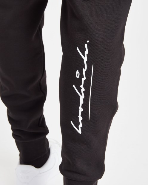 Joggers Og Stack Negros/blancos Hoodrich