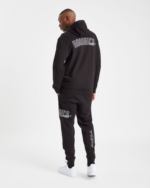 Joggers Og Stack Negros/blancos Hoodrich