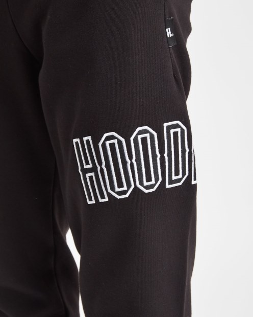 Joggers Og Stack Negros/blancos Hoodrich