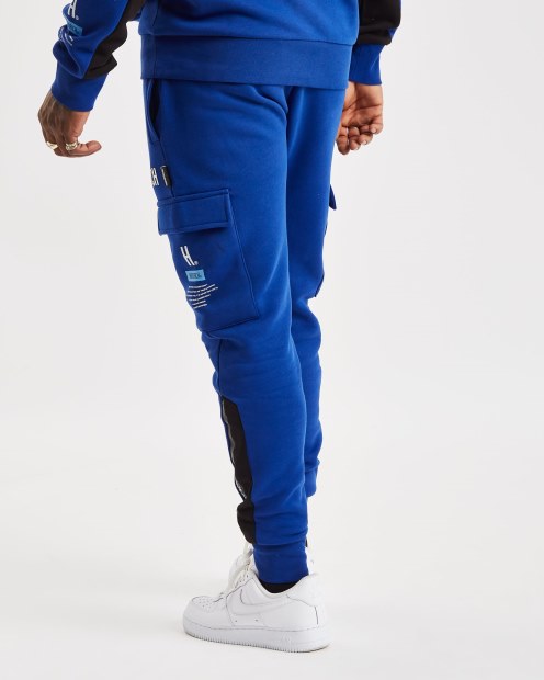 Joggers Cargo Og Rosco Hoodrich Sodalite/negro/blanco