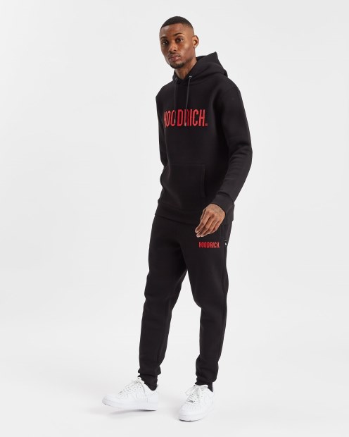 Joggers Hoodrich Og Core Negro/rojo