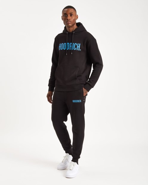 Joggers Hoodrich Og Core Negro/azul Celeste