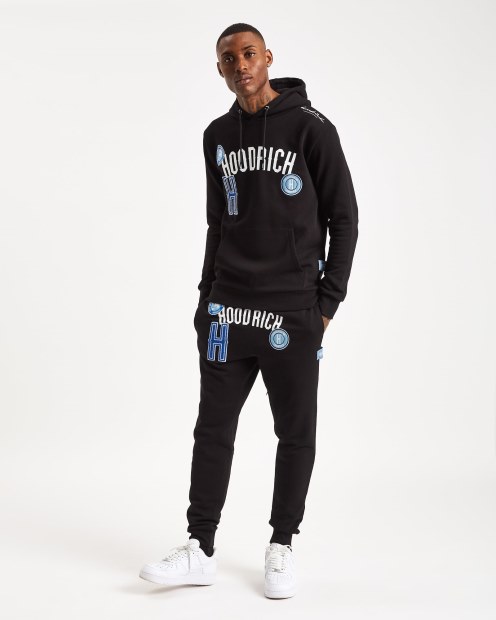 Joggers Negros/azul Fuerte/azul Bebé Og Pacific Hoodrich