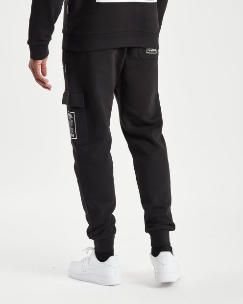 Og Akira V6 Cargo Joggers Hoodrich Negro/blanco/rosa