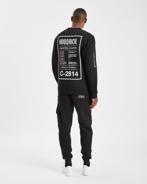 Sudadera Negra/blanca/rosa Con Capucharich Og Akira V6