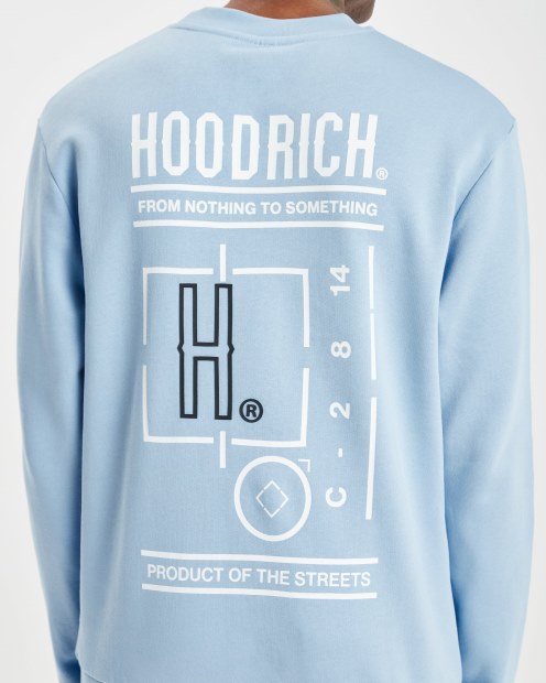 Sudadera Og Akira V5 Plácido Azul/blanco/cielo Hoodrich