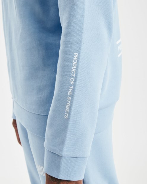 Sudadera Og Akira V5 Plácido Azul/blanco/cielo Hoodrich