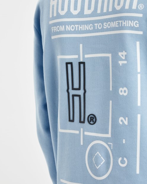 Sudadera Og Akira V5 Plácido Azul/blanco/cielo Hoodrich