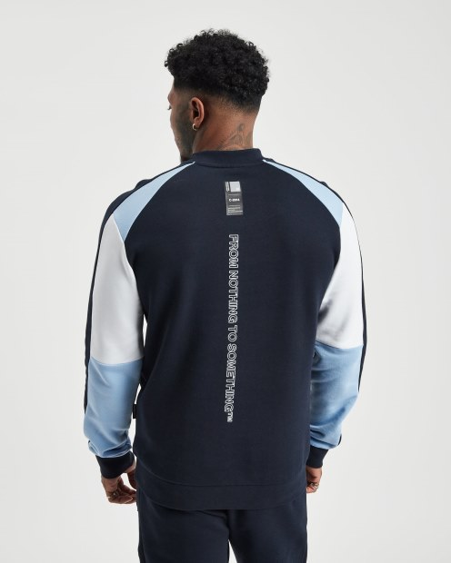 Sudadera Og Flash Hoodrich Azul Marino/placid Azul/blanco